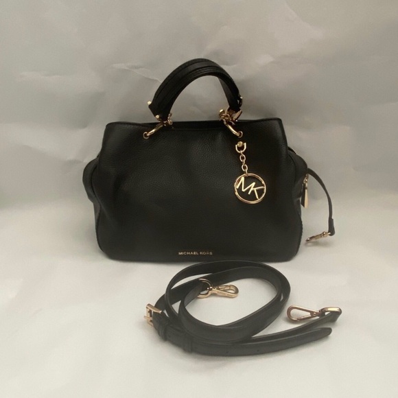 Michael Kors Lillie Medium Pebble Leather Satchel NWOT - Picture 5 of 7